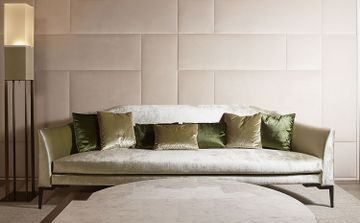 TOSCANINI SC5062 - 4 seater fabric sofa by OAK - view 3