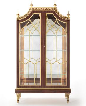 MG1401 - Wood and glass display cabinet with integrated lighting by OAK - view 6