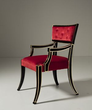 MG1119 - Upholstered fabric chair with armrests by OAK - view 5