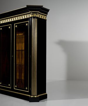 MG1120 - Wood and glass display cabinet by OAK - view 3