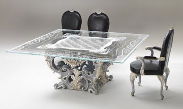 MG1315 - Baroque rectangular dining table by OAK - view 2