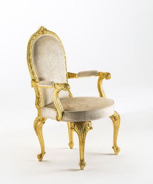 MG1339 - Upholstered fabric chair with armrests by OAK - view 3