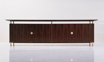 SC3005 - Low wooden office storage unit by OAK - view 2