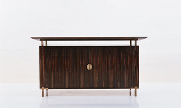 SC3006 - Low wooden office storage unit by OAK - view 2