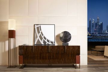 LITTA SC5005 - LED leather floor lamp by OAK - view 9