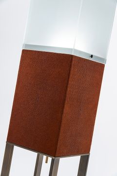 LITTA SC5005 - LED leather floor lamp by OAK - view 5