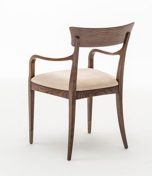 NUOVA SC5029 - Upholstered ash chair with armrests by OAK - view 8