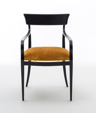 NUOVA SC5029 - Upholstered ash chair with armrests by OAK - view 2