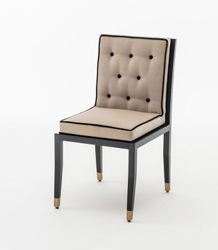 TICINESE SC5036 - Tufted upholstered leather chair by OAK - view 7
