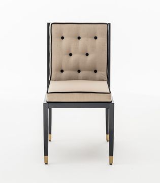 TICINESE SC5036 - Tufted upholstered leather chair by OAK - view 6