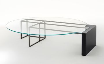 BRERA SC5045/PV - Low wood and glass coffee table by OAK - view 2