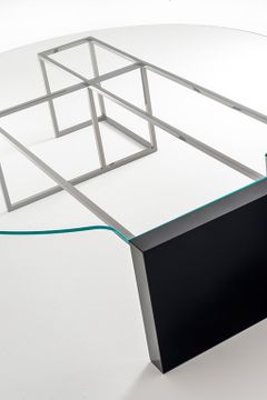 BRERA SC5045/PV - Low wood and glass coffee table by OAK - view 3