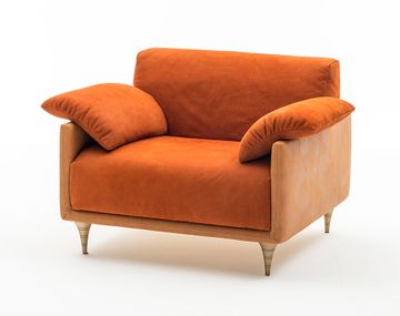 VERDI SC5050 - Nabuk armchair with armrests by OAK - view 5