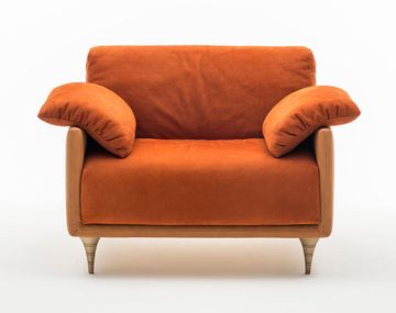 VERDI SC5050 - Nabuk armchair with armrests by OAK - view 3