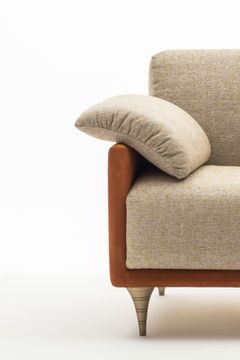 VERDI SC5051 - 3 seater nabuk sofa by OAK - view 2