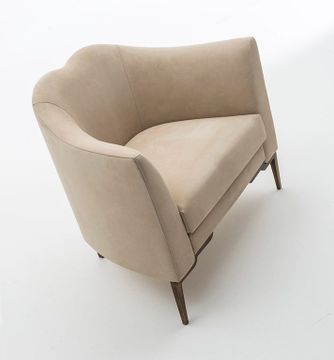 TOSCANINI SC5060 - Fabric armchair with armrests by OAK - view 5