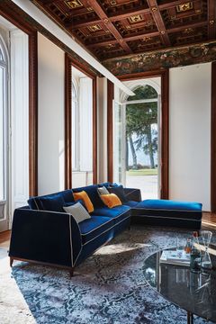 MANZONI SC5070 - Sectional fabric sofa with chaise longue by OAK - view 2