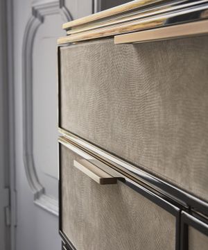 CASTELLO SC5095 - Leather chest of drawers by OAK - view 3