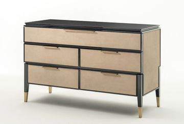 CASTELLO SC5095 - Leather chest of drawers by OAK - view 5