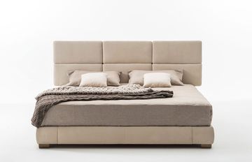 MOSCOVA SC5093 - Fabric double bed with upholstered headboard by OAK - view 3