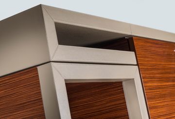 SENATO SC7004 - Tall rosewood office storage unit by OAK - view 3