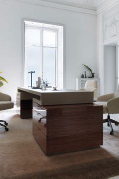 SENATO SC7000 - Rosewood executive desk with drawers by OAK - view 3