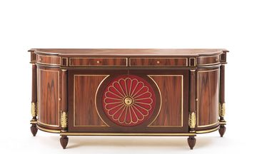 MG1412 - Wooden sideboard with doors with drawers by OAK - view 2