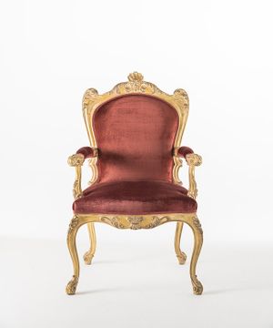 MG1419 - Upholstered fabric chair with armrests by OAK - view 5