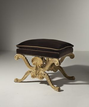 MG3500 - Low upholstered stool by OAK - view 6
