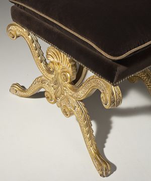 MG3500 - Low upholstered stool by OAK - view 5