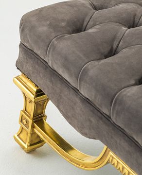 MG3170/1 - Tufted fabric pouf by OAK - view 2