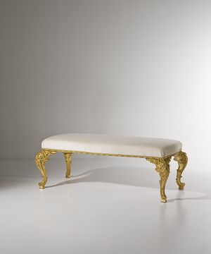 MG 3220 - Upholstered fabric bench by OAK - view 9