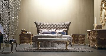 MG 3220 - Upholstered fabric bench by OAK - view 7