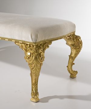 MG 3220 - Upholstered fabric bench by OAK - view 4