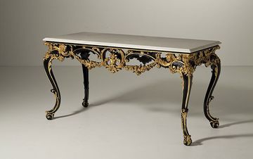 MG5080 - Lacquered rectangular wooden console table by OAK - view 8