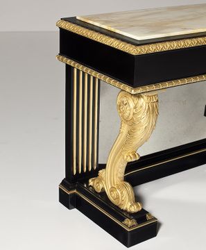 MG5110 - Lacquered rectangular wooden console table by OAK - view 6