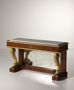 MG5110 - Lacquered rectangular wooden console table by OAK - view 3