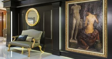 MG5131 - Louis XV round wall-mounted framed mirror by OAK - view 5
