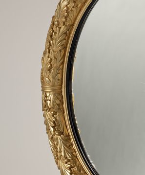 MG5131 - Louis XV round wall-mounted framed mirror by OAK - view 2