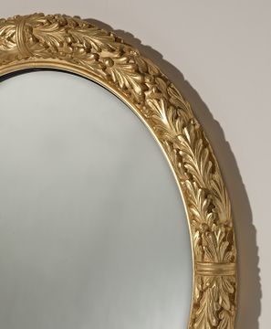 MG5131 - Louis XV round wall-mounted framed mirror by OAK - view 3