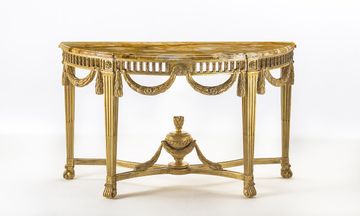 MG5260 - Classic style demilune wooden console table by OAK - view 8