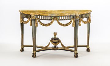MG5260 - Classic style demilune wooden console table by OAK - view 4
