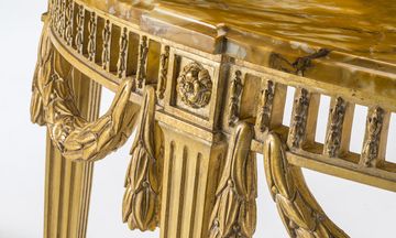 MG5260 - Classic style demilune wooden console table by OAK - view 2