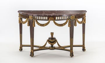 MG5260 - Classic style demilune wooden console table by OAK - view 5