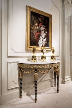 MG5270 - Demilune marble console table by OAK - view 8
