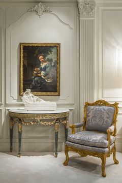 MG5270 - Demilune marble console table by OAK - view 7