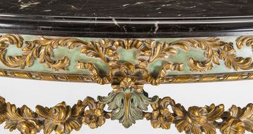 MG5270 - Demilune marble console table by OAK - view 2