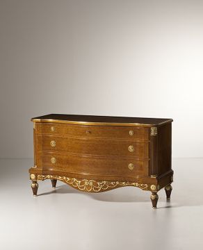 MG 6354/PL - Neoclassical style wooden chest of drawers by OAK - view 2