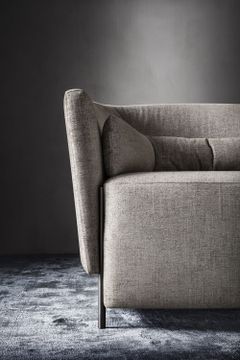 GN8060 - Armchair upholstered in fabric or in leather by OAK - view 2