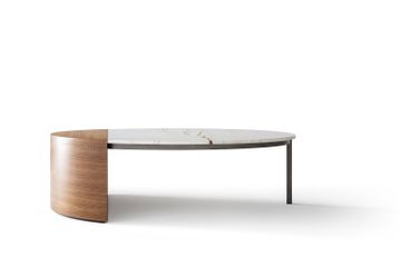 CENTRAL PM4030 - Round wooden coffee table by OAK - view 2